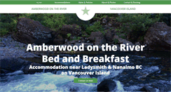 Desktop Screenshot of amberwoodbandb.com